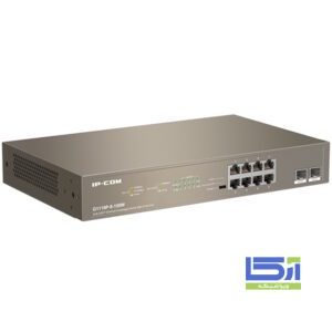 سوییچ ۱۰ پورت آی ‌پی ‌کام IP-COM مدل G1110P-8-150W
