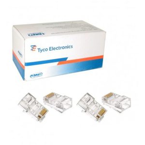 سوکت Cat6 امپ مدل C6 بسته 100 عددی