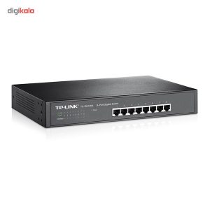 سوییچ 8 پورت گیگابیت و دسکتاپ/رکمونت تی پی-لینک مدل TL-SG1008