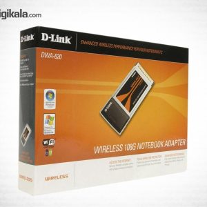 کارت شبکه PCMCIA و بی‌سیم دی-لینک مدل DWA-620