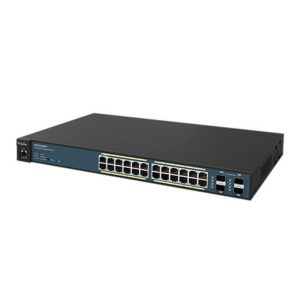 سوییچ دسکتاپ 24 پورت POE انجنیوس مدل EWS7928FP
