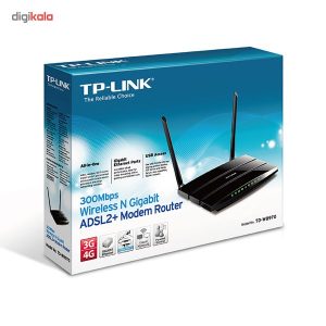 مودم-روتر +ADSL2 و بی‌سیم تی پی-لینک مدل TD-W8970_V1
