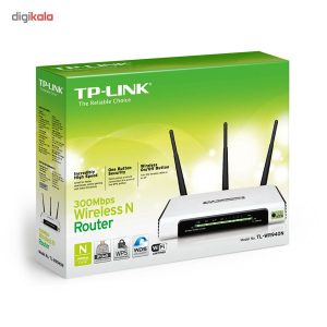 روتر بی‌سیم 300Mbps تی پی-لینک مدل TL-WR940N_V1