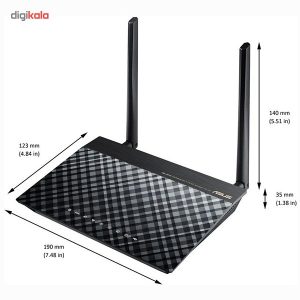 مودم روتر بی‌سیم N300 ایسوس سری +ADSL2 مدل N14U_C1