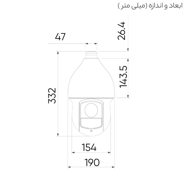 دوربین مداربسته تحت شبکه داهوا مدل SD59232XA-HNR