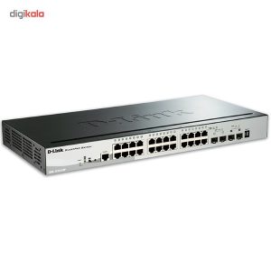 سوییچ گیگابیتی 28 پورت دی-لینک سری اسمارت پرو مدل DGS-1510-28P