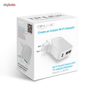 روتر جیبی وای-فای/اکسس پوینت/TV Adapter/رپیتر تی‌پی-لینک مدل TL-WR710N_V1