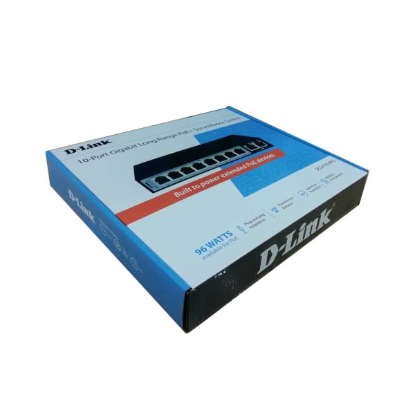 سوییچ 10 پورت POE دی-لینک مدل DGS-F1010P-E