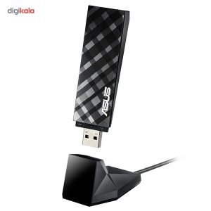 کارت شبکه USB و بی‌سیم دوبانده ایسوس مدل USB-AC53