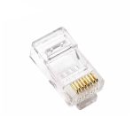 سوکت شبکه امپ مدل Cat6 بسته 100 عددی