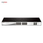 سوییچ 20 پورت و گیگابیتی دی-لینک مدل DGS-1210-20 با 16 پورت UTP و 4 پورت SFP