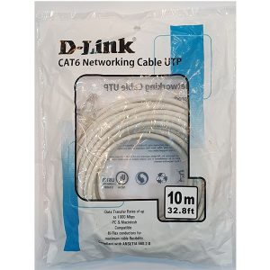 کابل شبکه CAT6 دی-لینک مدل NCB-C6UWHIF1-10