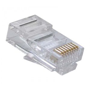 سوکت شبکه CAT6 RJ45 امپ مدل KSG-10 بسته 10 عددی