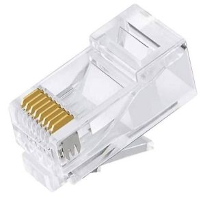 کانکتور Rj45 Cat6 UTP کی نت مدل K-NC6U0100 بسته 100 عددی