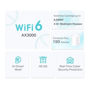 مش وای فای تی پی-لینک مدل Deco X50 بسته ۳ عددی